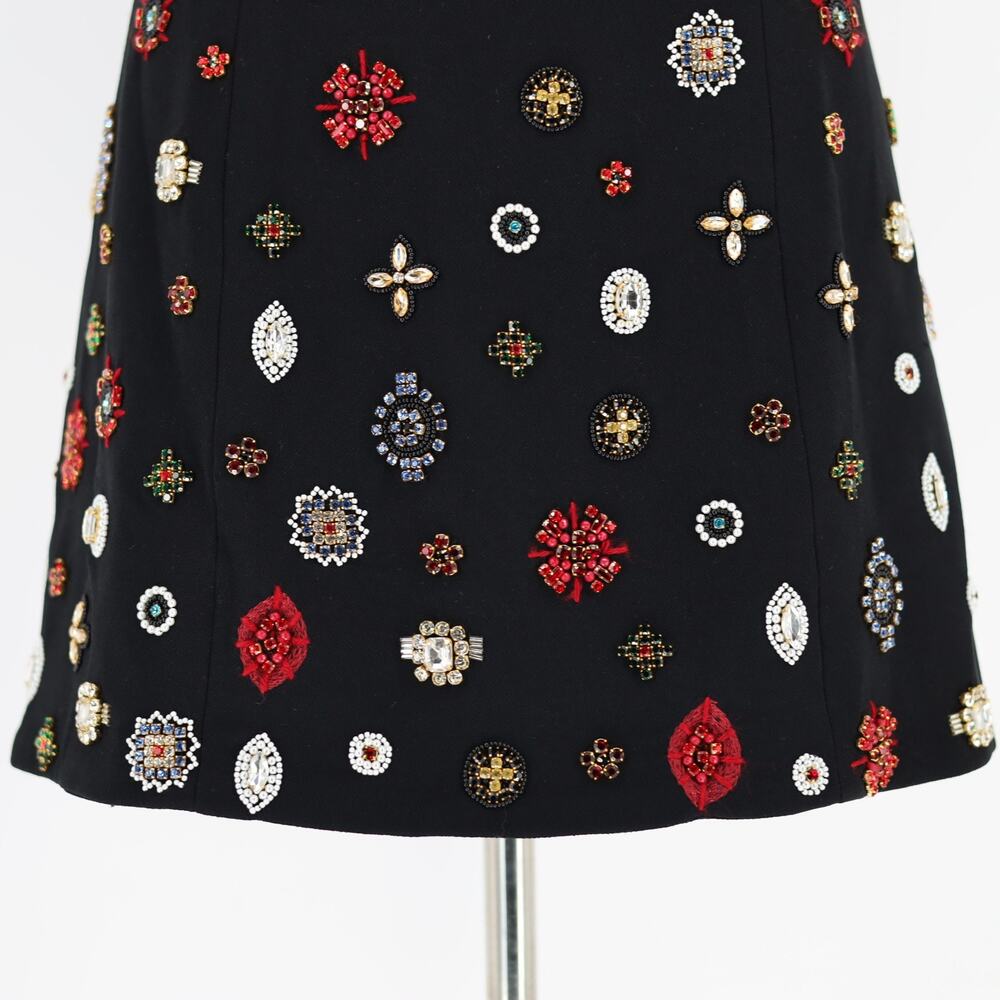 Alice + Olivia Women Embellished Iva Strapless Sweetheart Mini Dress Size US 4 - Picture 7 of 14